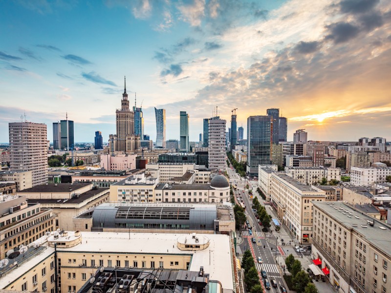 Una batalla de ciudades polacas