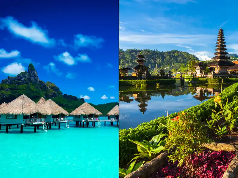 ¿Bora Bora o Bali para la luna de miel? ¡¡Una comparación honesta para ayudarte a elegir!!