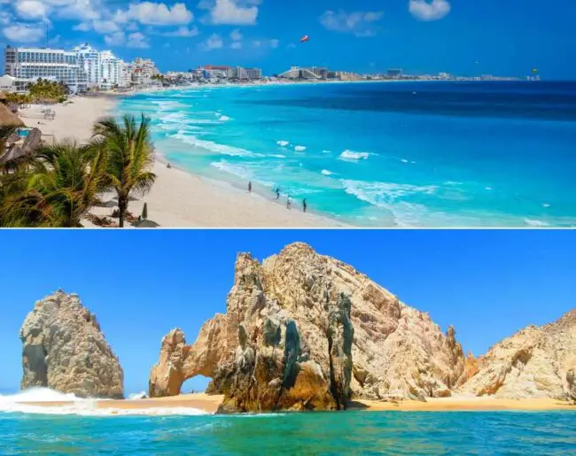 ¿Cancún vs. Cabo San Lucas para familias? ¡Una comparación honesta para ayudarte a decidir!