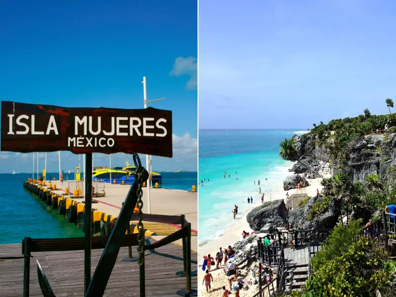 Isla Mujeres vs Tulum para vacaciones [2023]: ¡Una comparación honesta para ayudarte a elegir!