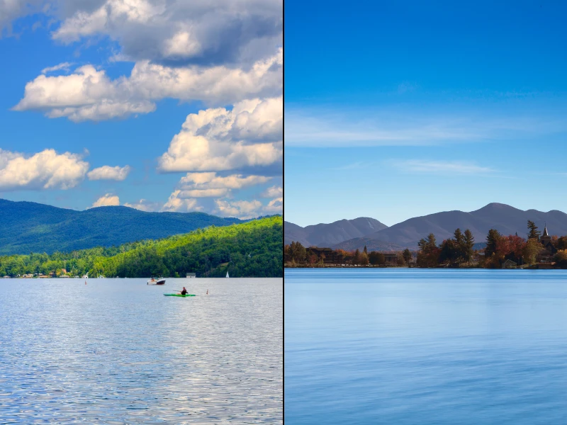 ¿Lake George versus Lake Placid para una escapada de fin de semana? ¡Una comparación honesta para ayudarte a elegir!