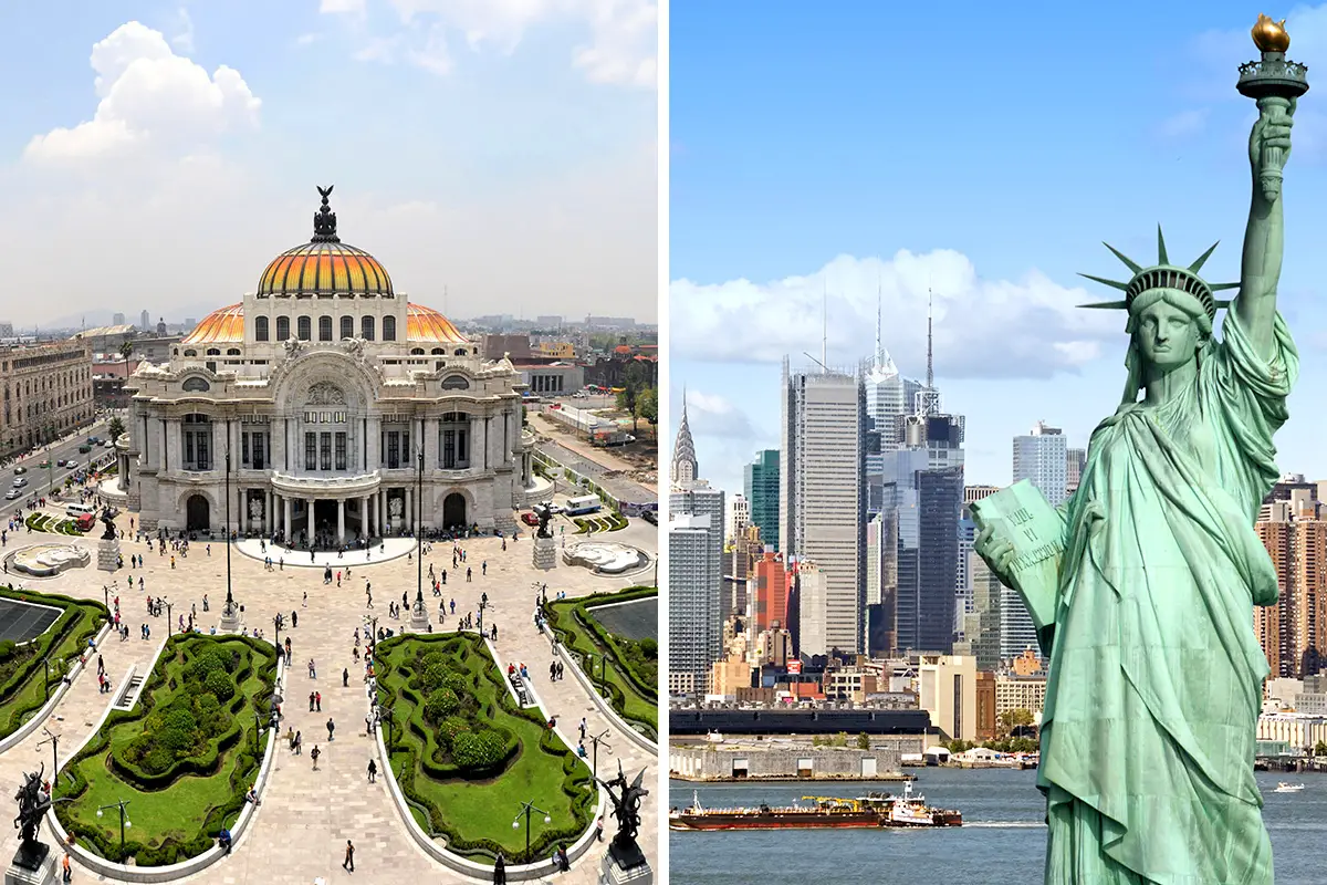 Ciudad de México vs.Nueva York
