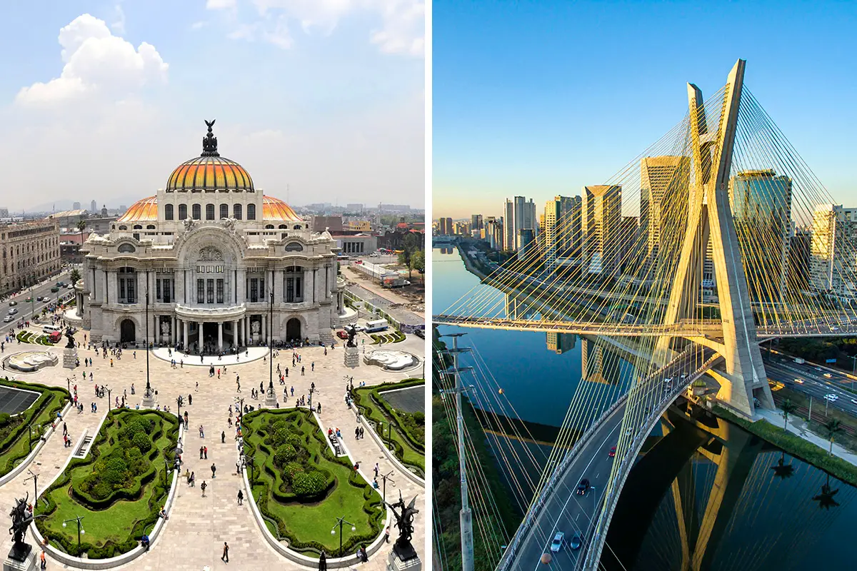 Ciudad de México vs Sao Paulo