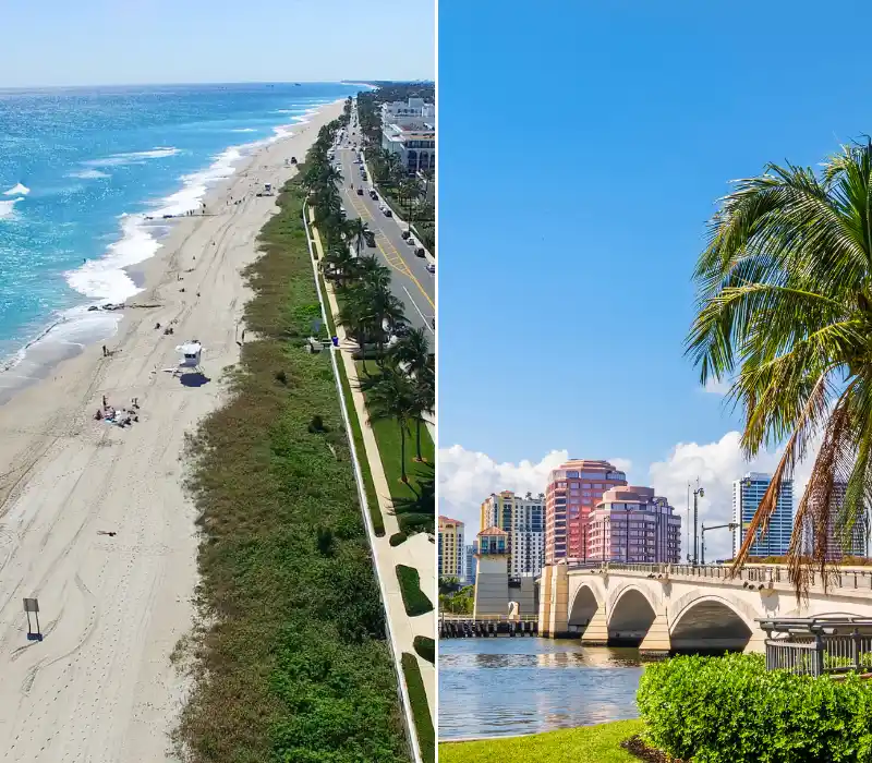 Palm Beach versus West Palm Beach para vacaciones [2023] :¡Una comparación honesta para ayudarte a elegir!