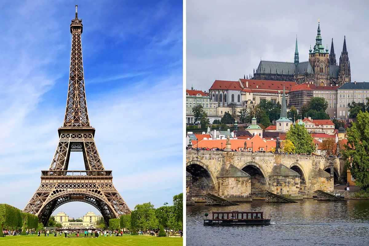 París versus Praga