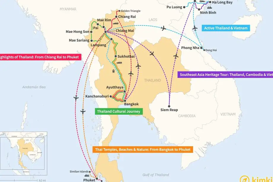Guía para un viaje perfecto de 5 días a Tailandia