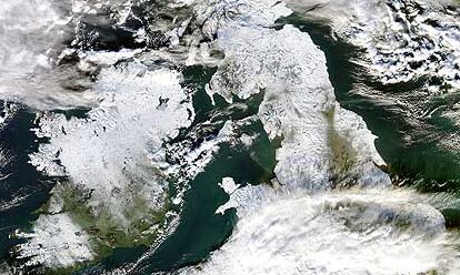 Clima invernal: los lugares más fríos de Gran Bretaña.