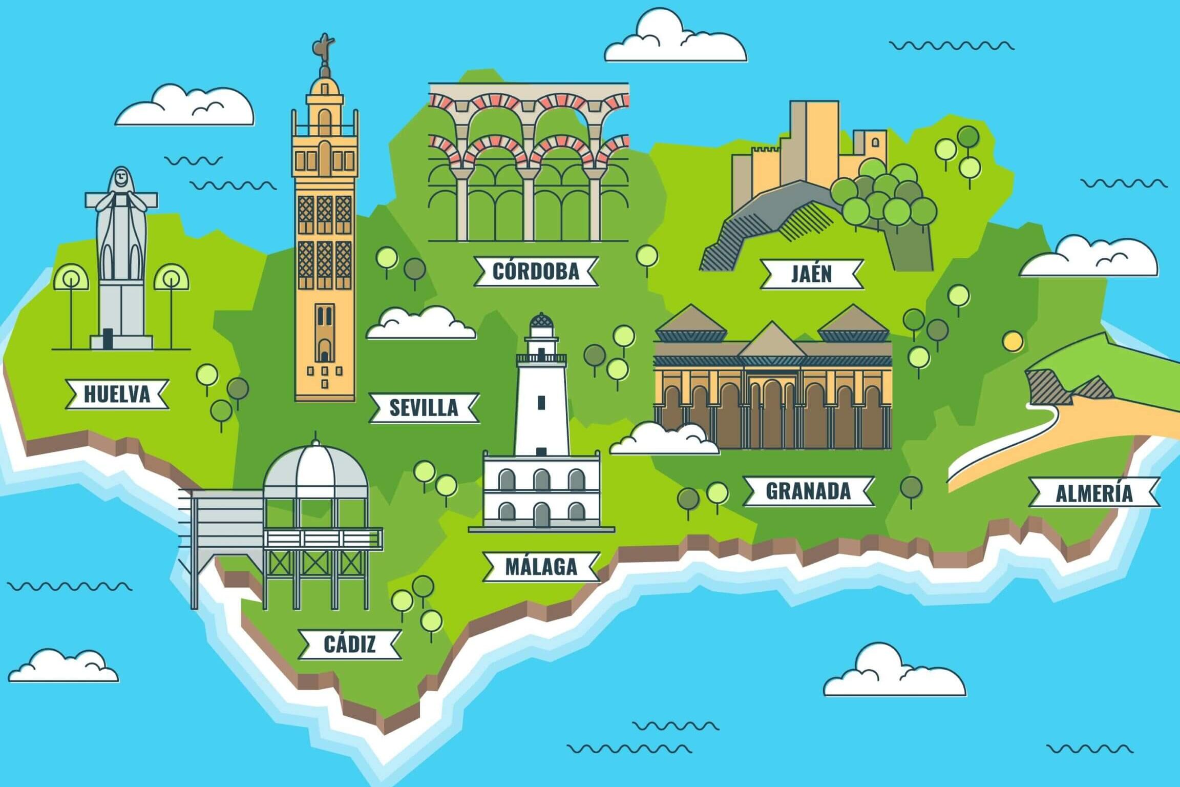 Conoces las 8 provincias de Andalucía - Plexo Properties