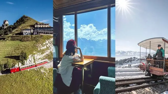 13 viajes en tren únicos y pintorescos en Suiza con vistas épicas...