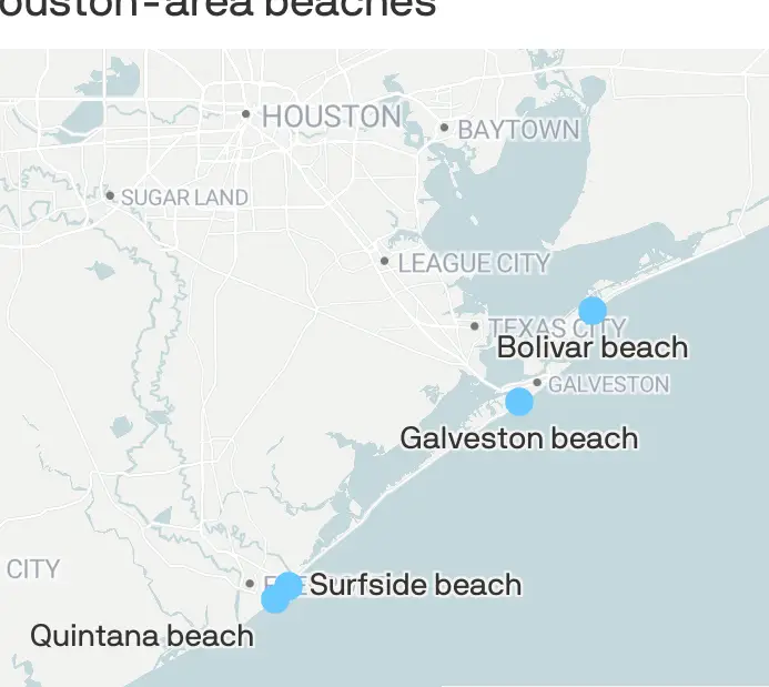 Pros y contras de las mejores playas de Houston - Axios Houston