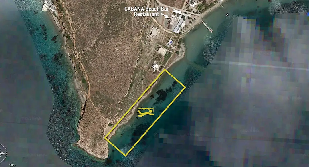 Snorkel en la playa de Parikia, Paros |