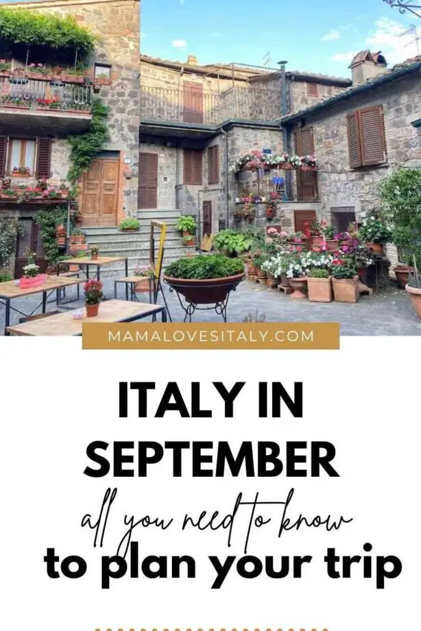 Italia en septiembre: todo lo que necesitas saber para planificar un viaje perfecto...