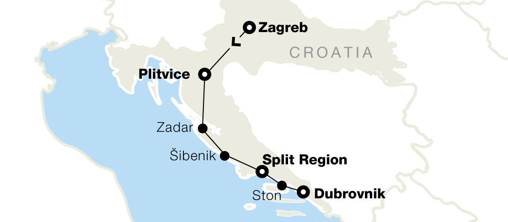 Gira de una semana en Croacia |